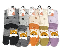 Load image into gallery viewer Japanese Shiba Inu Tabi Socks Type B