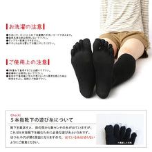 Load image into gallery viewer 5-toe compression knee socks made in Japan