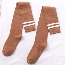 Load image into gallery viewer Japanese autumn and winter striped sports stockings
