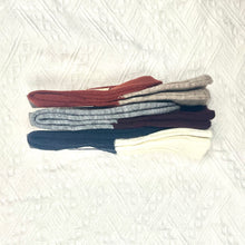 Load image into gallery viewer Two-tone wool socks made in Portugal