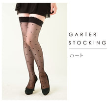Load image into gallery viewer Frifla Heart Pattern Stockings Made in Japan
