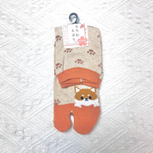 Load image into gallery viewer Japanese Shiba Inu Tabi Socks Type B