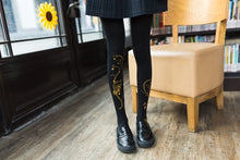 Load image into gallery viewer 120D rose branded socks