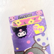 將圖片載入圖庫檢視器 SANRIO Kuromi 船襪 D款
