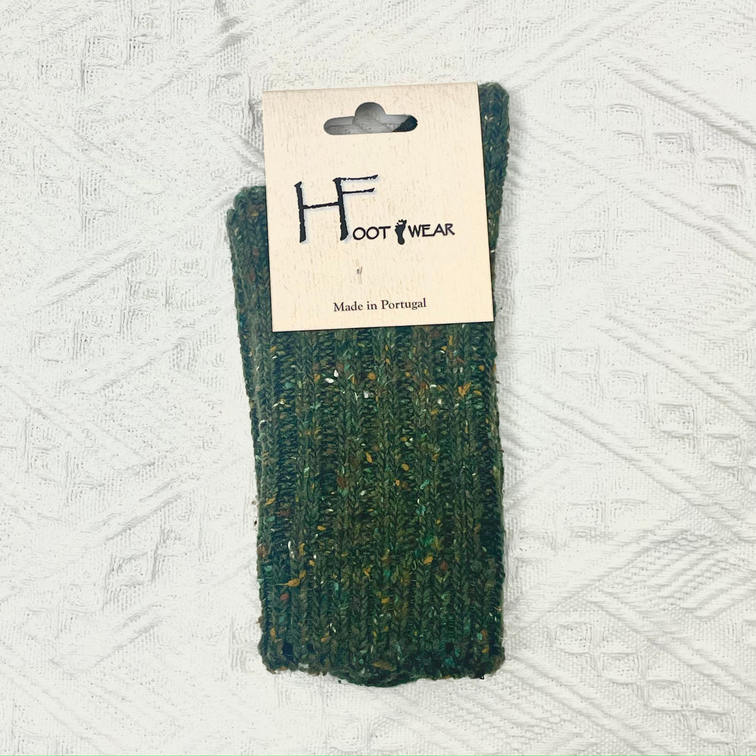 Made in Portugal Floral Wool Socks