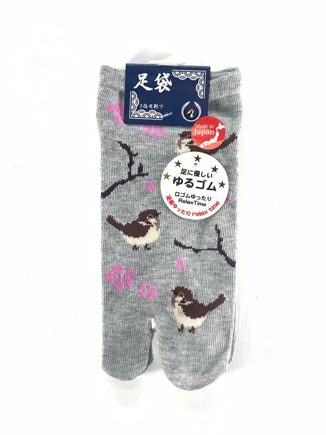 Sparrow split-toed socks made in Japan